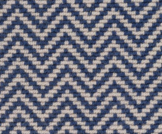Carpet - Vogue Wilton Herringbone - Denim