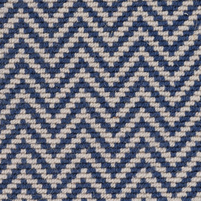 Carpet - Vogue Wilton Herringbone - Denim