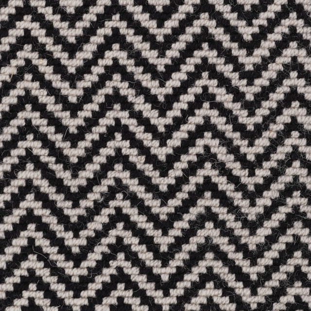Carpet - Vogue Wilton Herringbone - Black