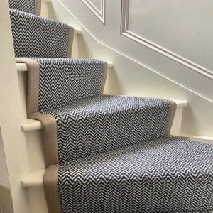 2. Carpet_ Vogue Wilton Herringbone Denim Binding_ 2 inch cotton binding